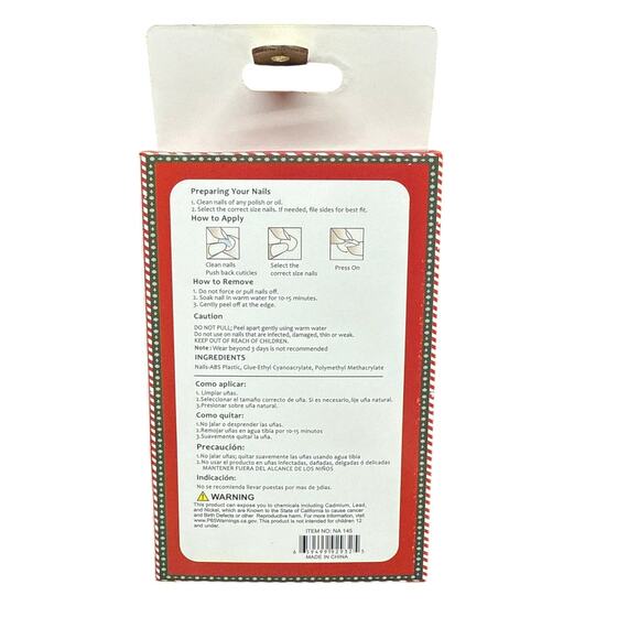 Press On Nail Kit Blue Reindeer - Picture 2 of 3